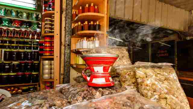 Burning-Frankincense-is-an-aromatic-resin