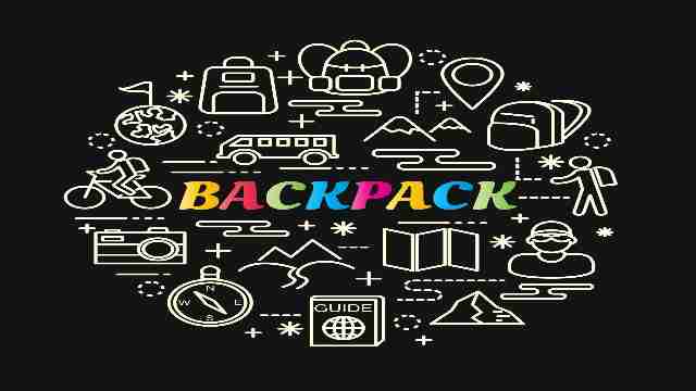 backpack-colorful-gradien-for-travel-to-Salalah-with-several-travels-optiont-with-line-icons-set-Salalah-Travelstoyou